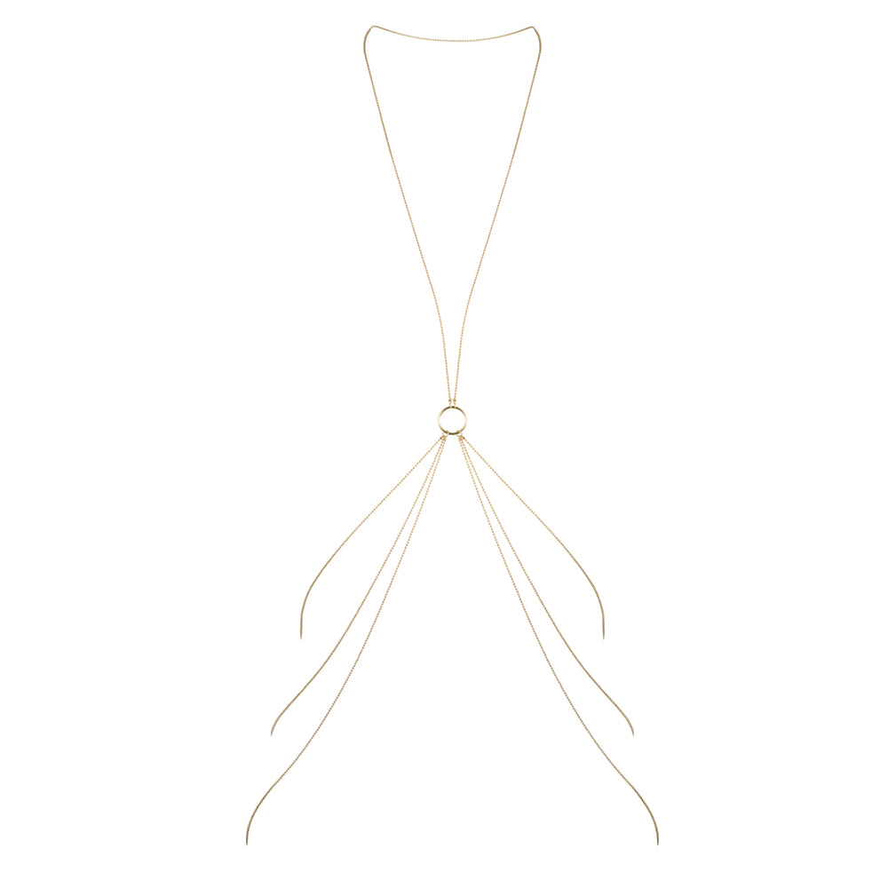 gold chains on a white background. image 3