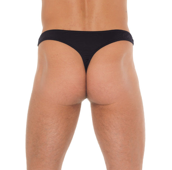 Black Net Pouch G-String 2