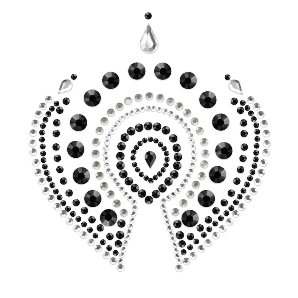 Rhinestone nipple stickers on a white background. image 2