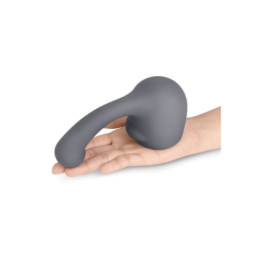 hand holding Black Weighted Wand Attachment on white background. image 2