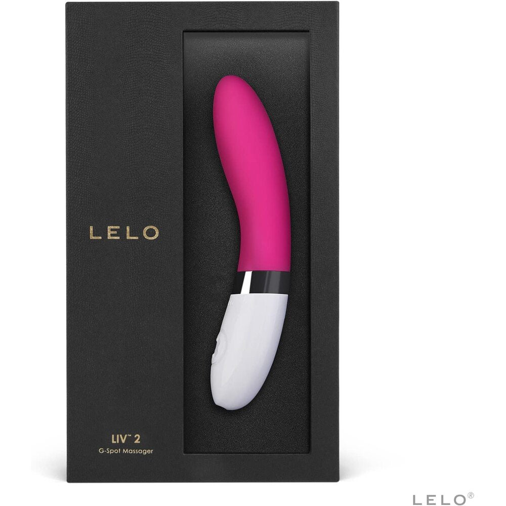 Cerise G-Spot Vibrator in box on white background. image 3
