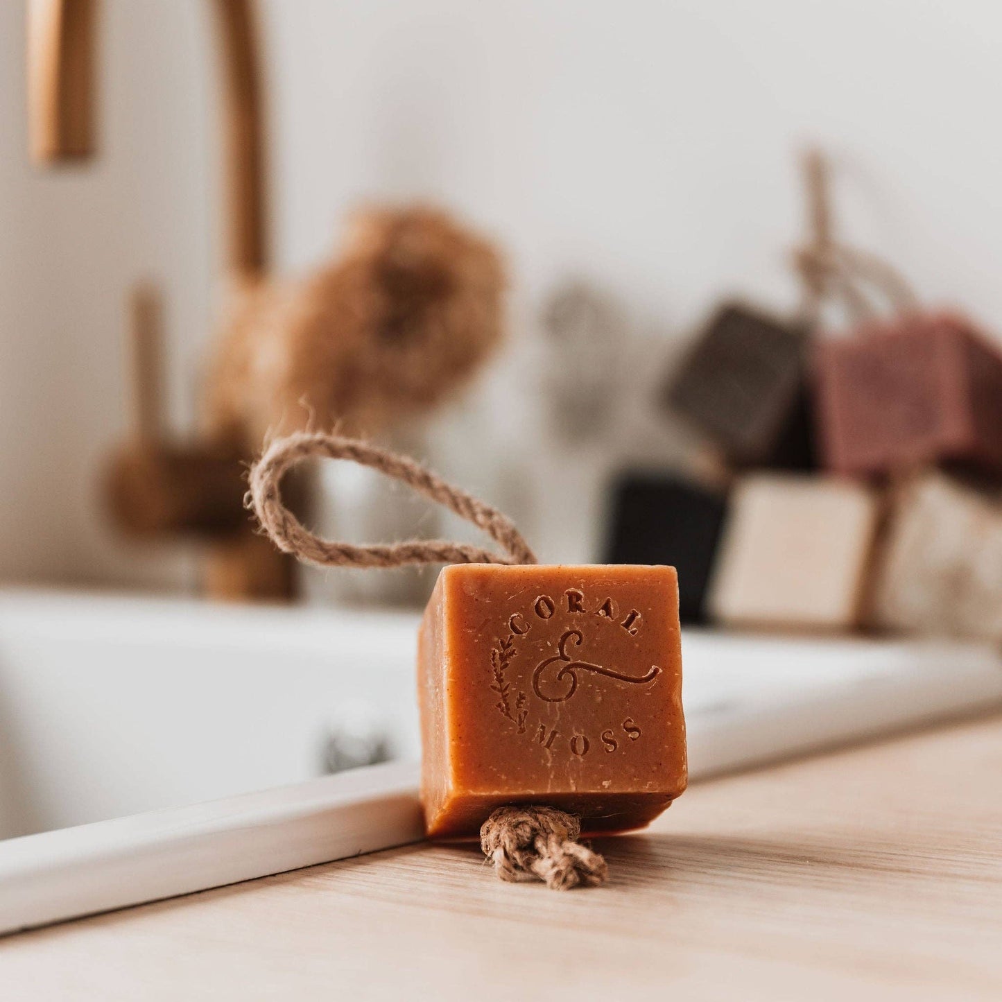 1 soap bar on a rope