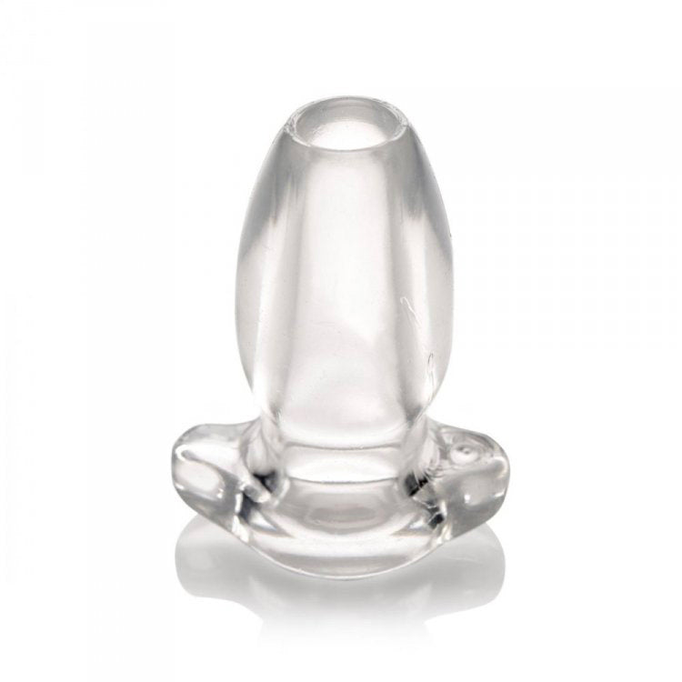 Clear Hollow Gape Plug 4"