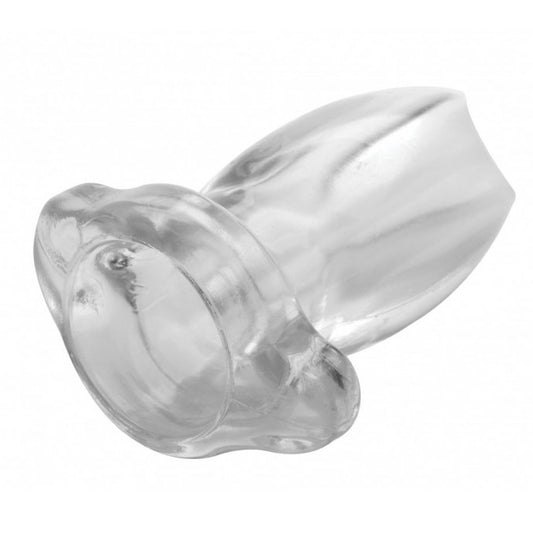 Clear Hollow Gape Plug 4"1