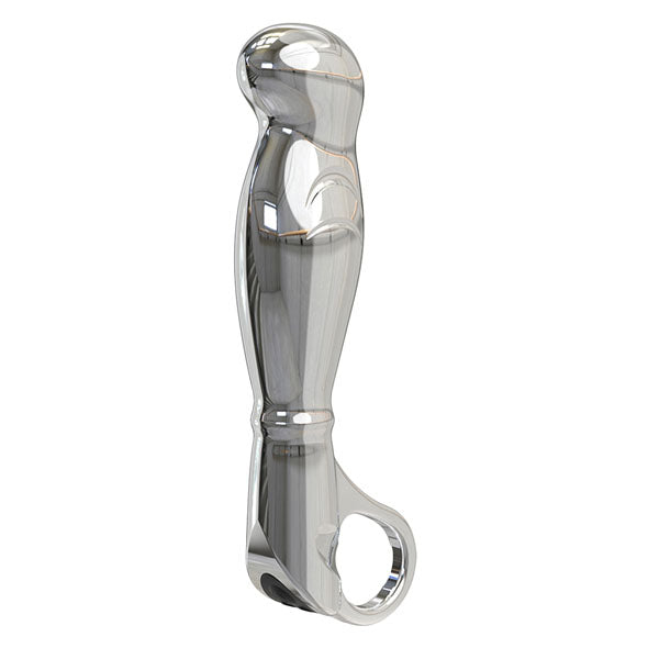 Fortis Aluminium Vibrating Massager on a white background. image 1