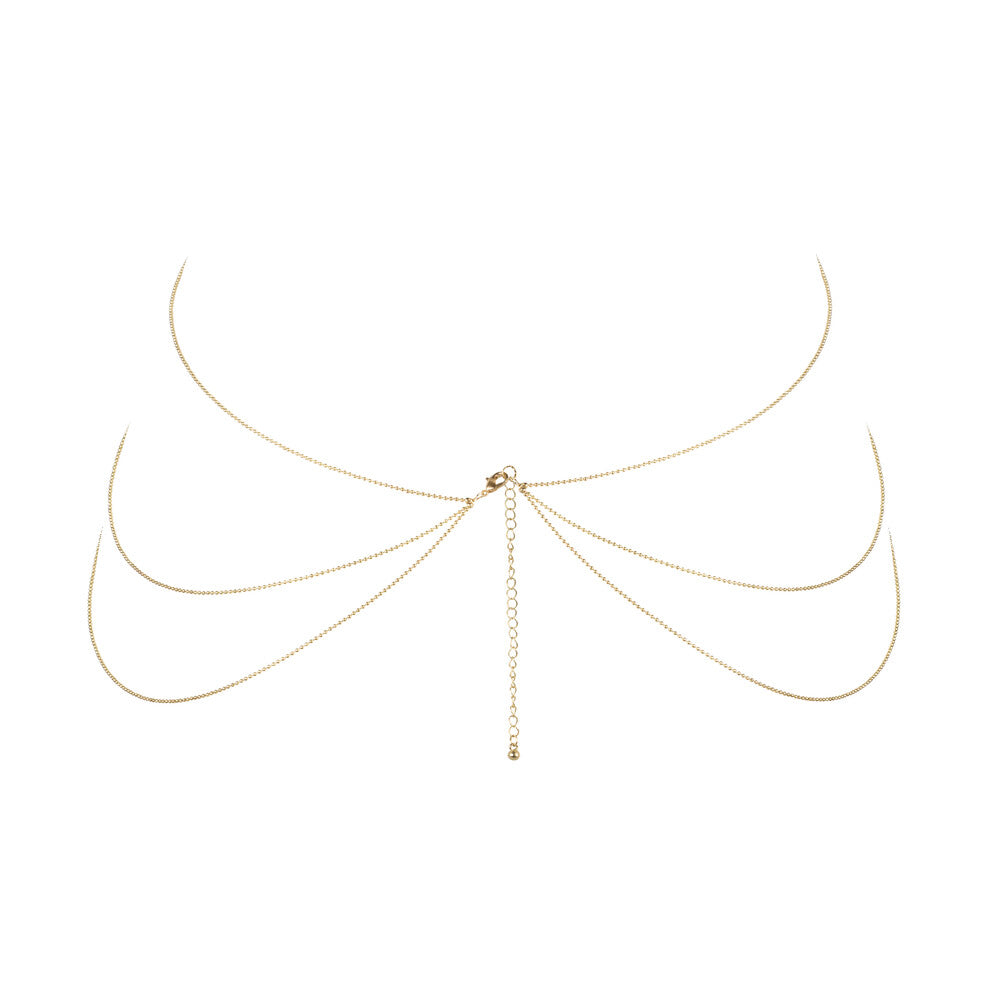 gold chains on a white background. image 2