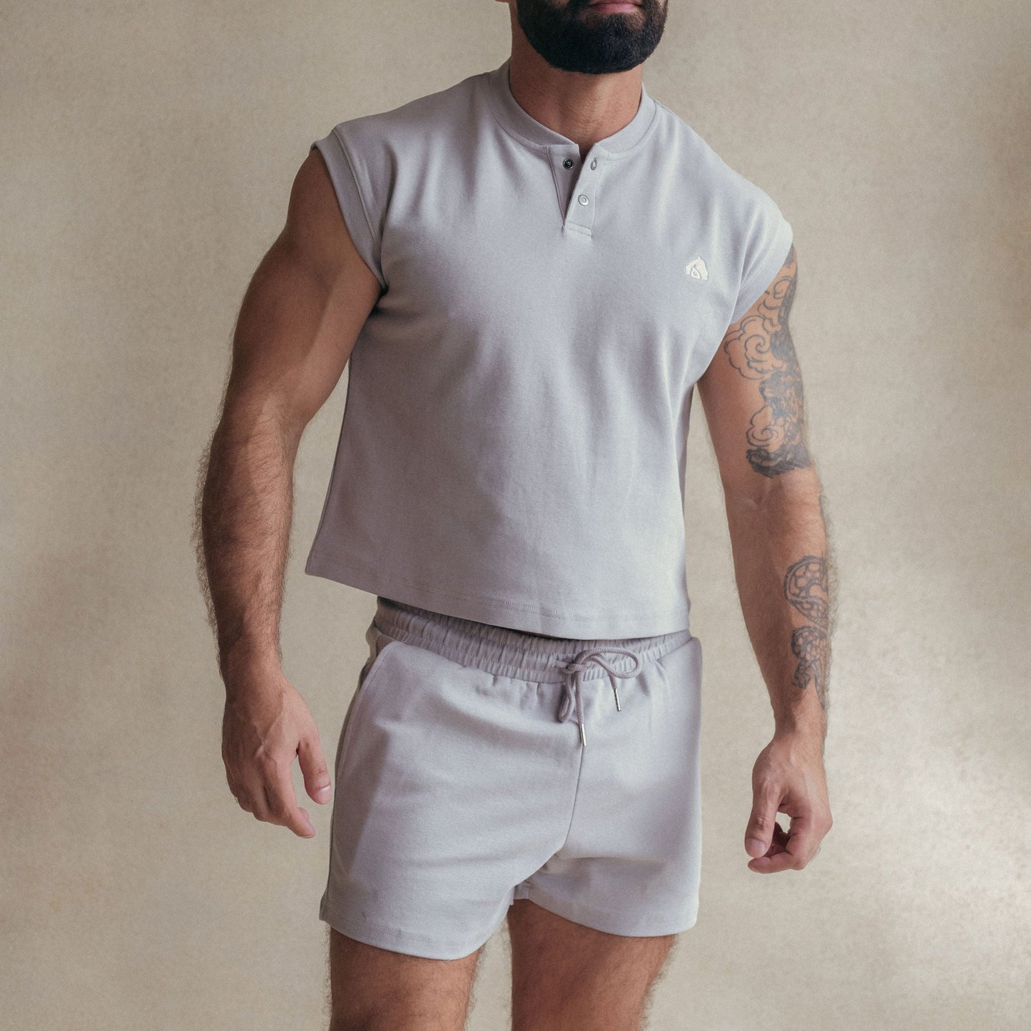 Grey Union Shorts. Image 4