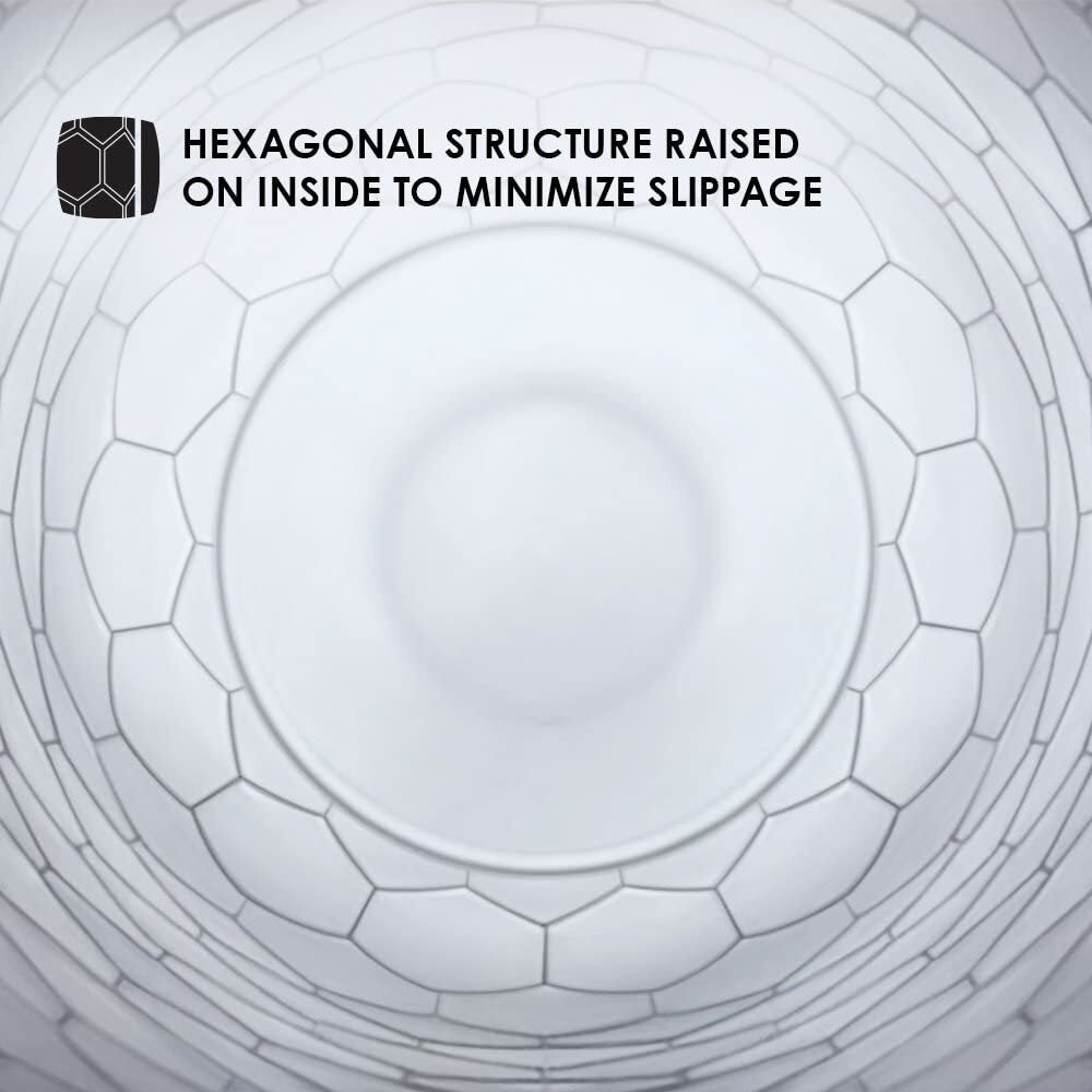 inside a hex condom on white background. image 4