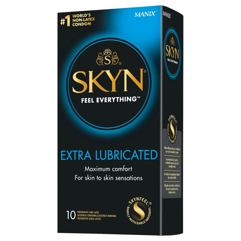 skyn condoms in pack on white background. image 1