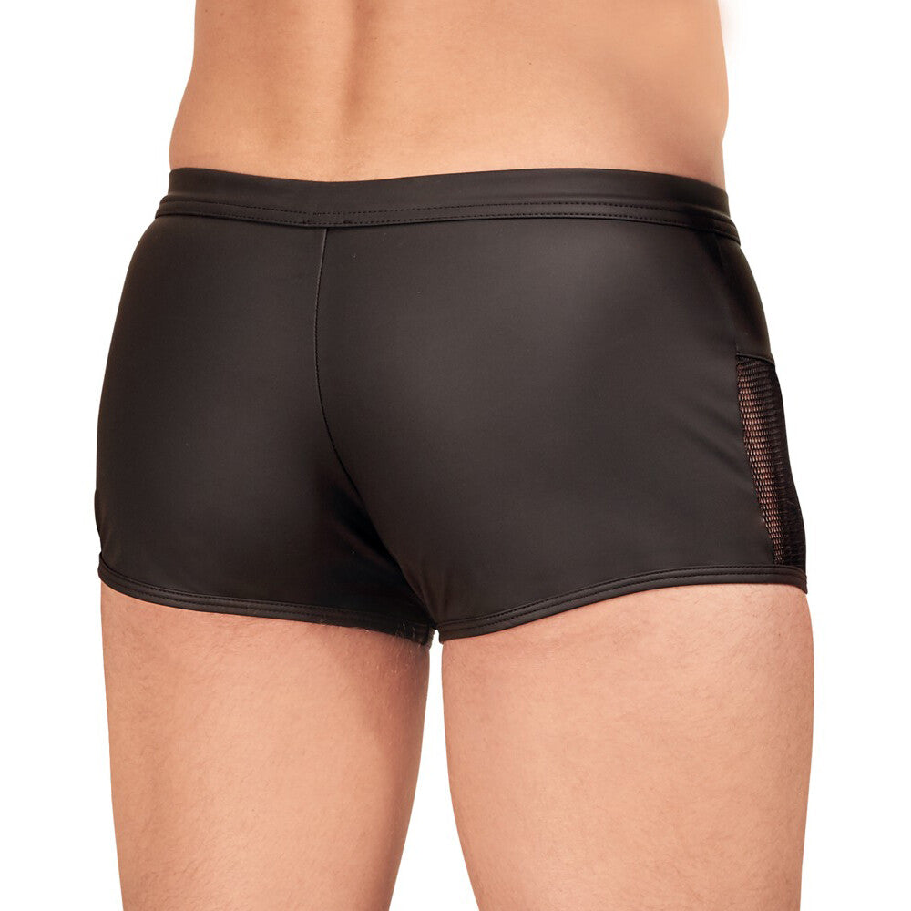 Matte Black Pants with Net Inserts2