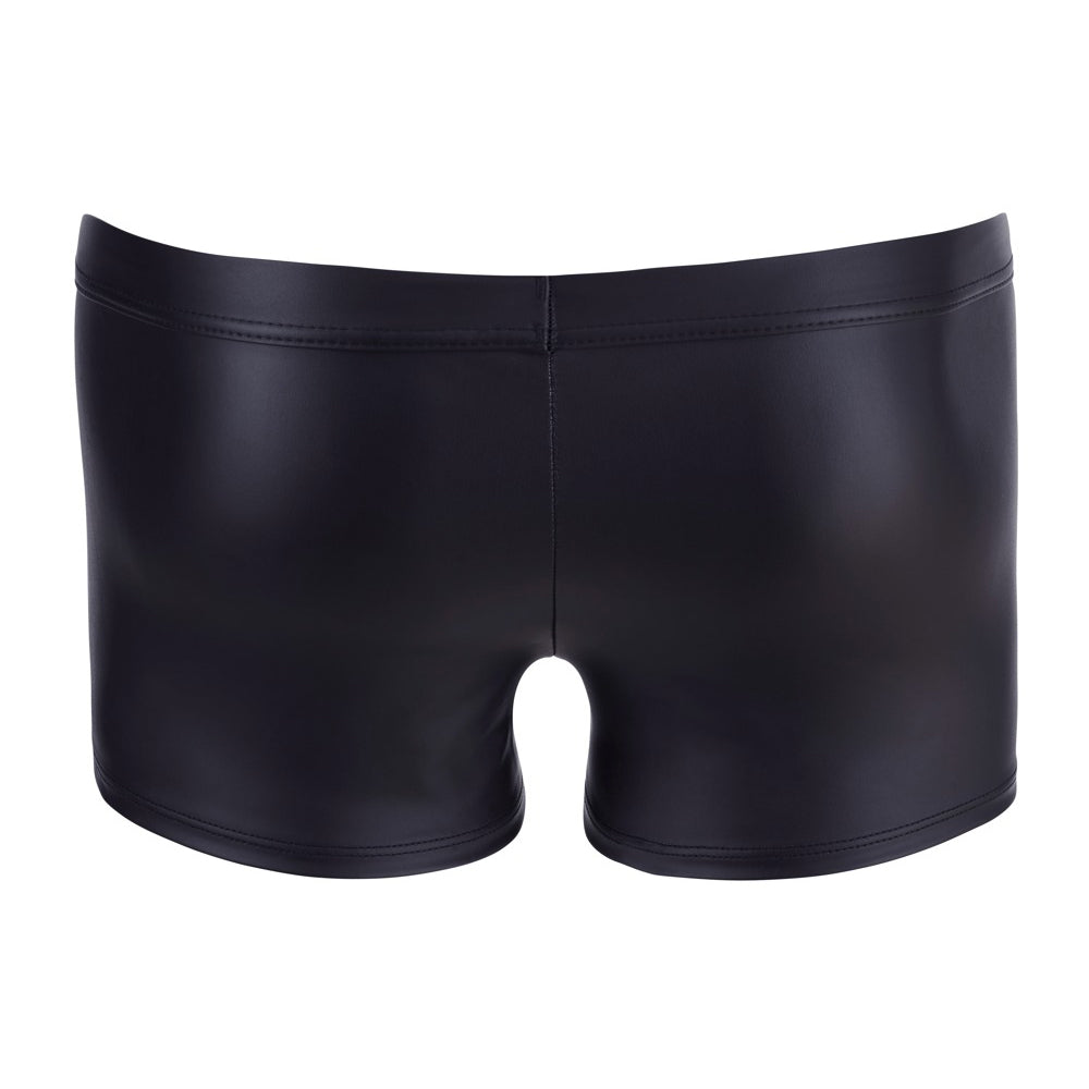 Matte Black Tight-Fit Pants 4