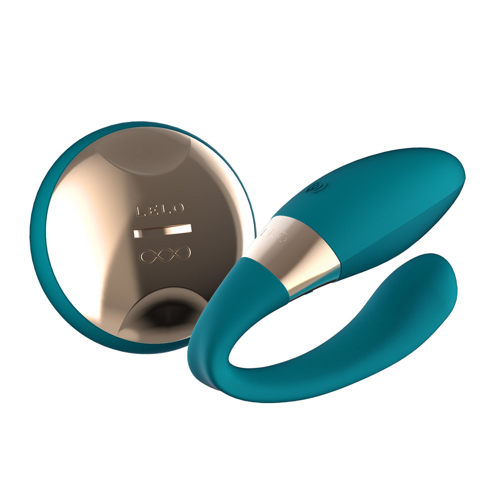 Ocean Blue Couples Luxury Massager on white background. image 3