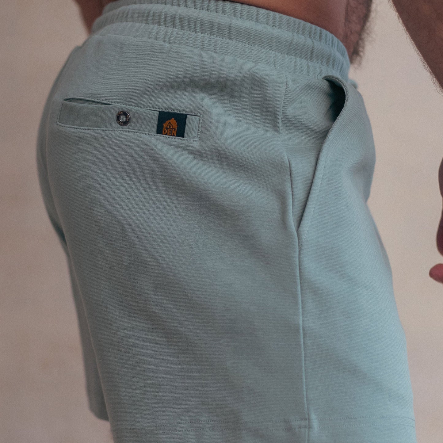 Pale Blue Union Shorts. Image 3