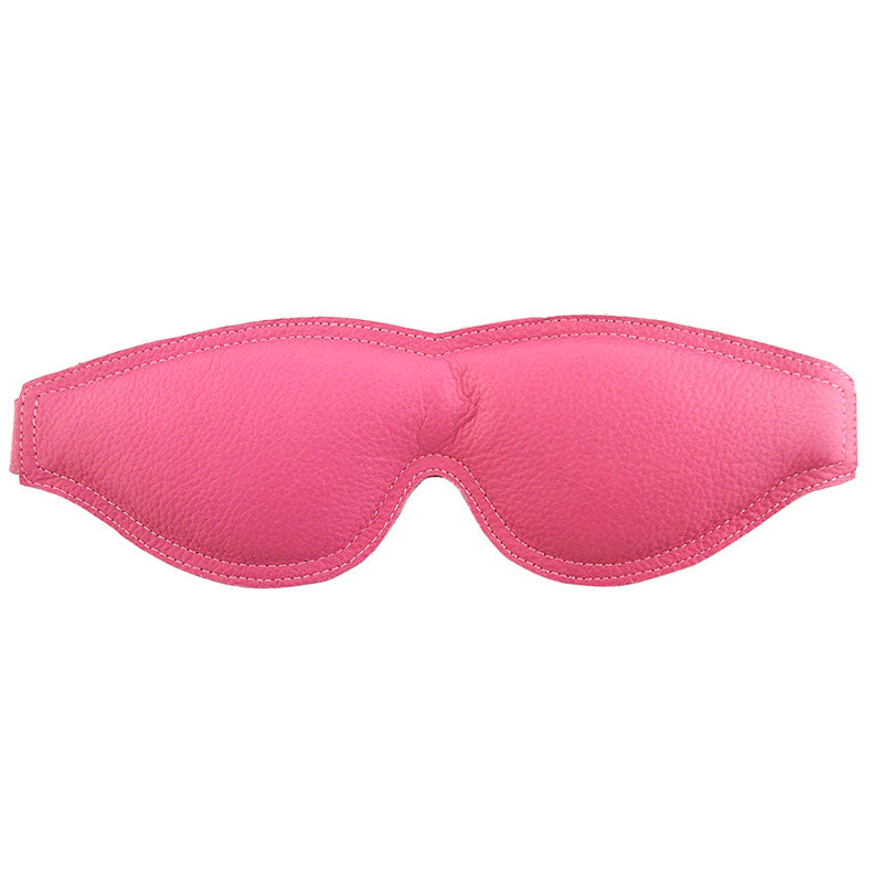 Large Pink Padded Blindfold on white background. image 1