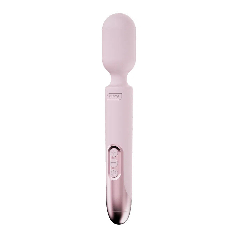 Pink Pro Wand Vibrator on white background. image 1