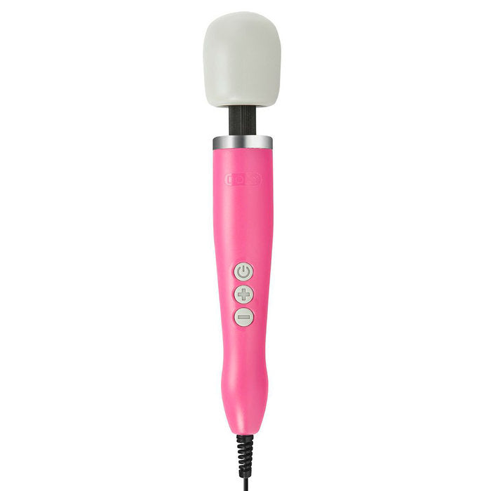 Pink Wand Massager on white background. image 1