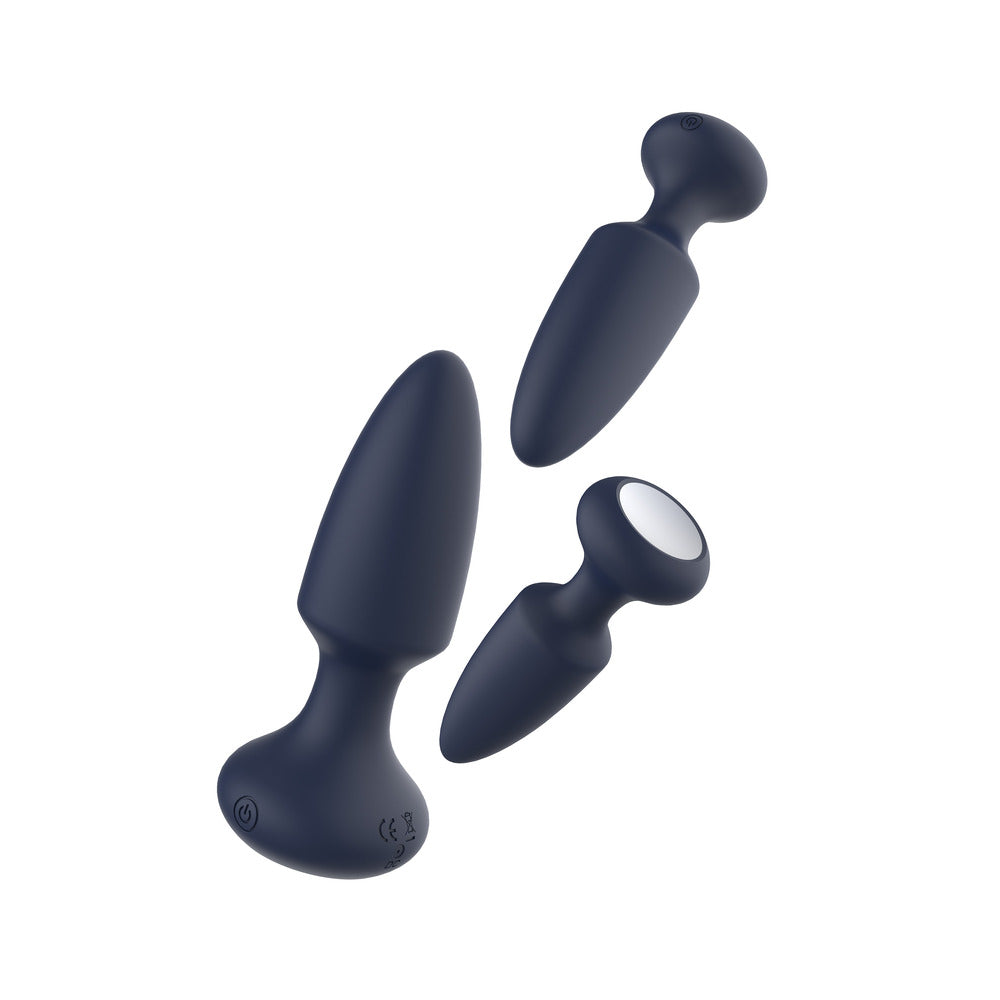 Premium 3-Piece Vibrating Anal Plug Kit image 2