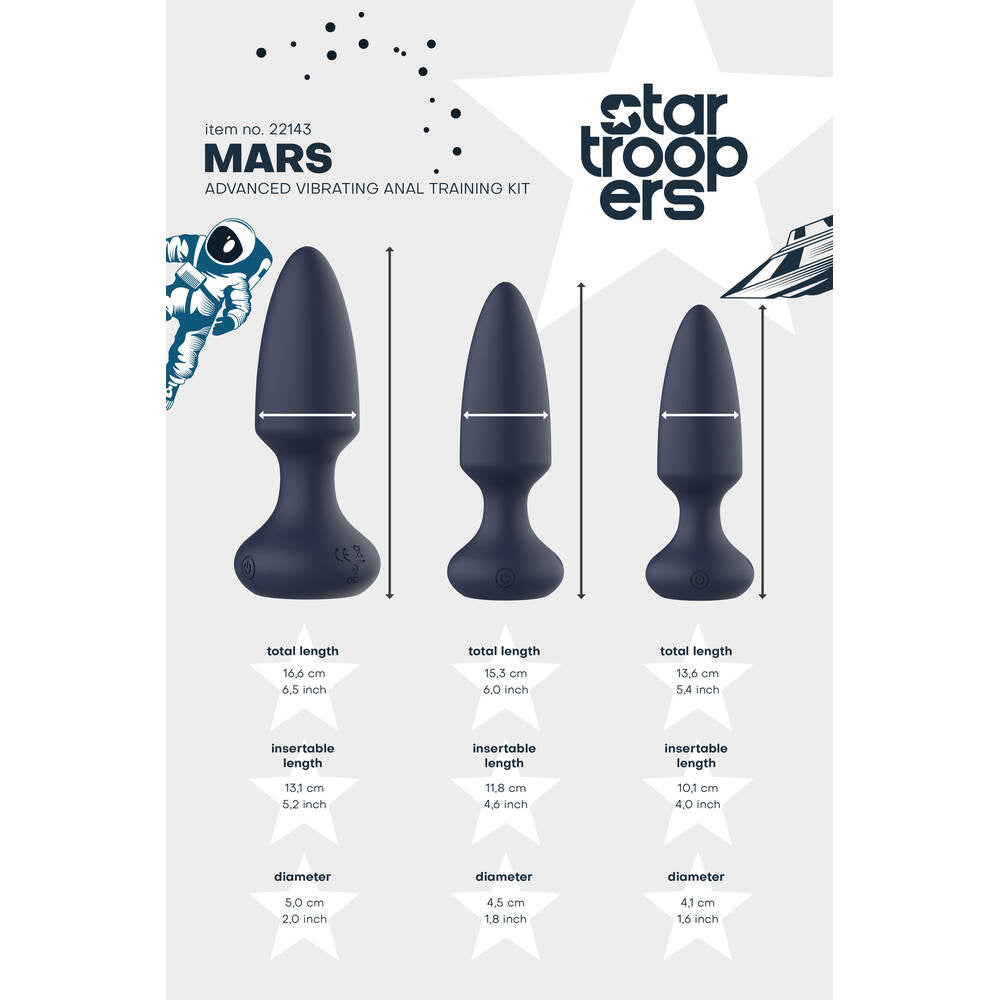 Premium 3-Piece Vibrating Anal Plug Kit image 3
