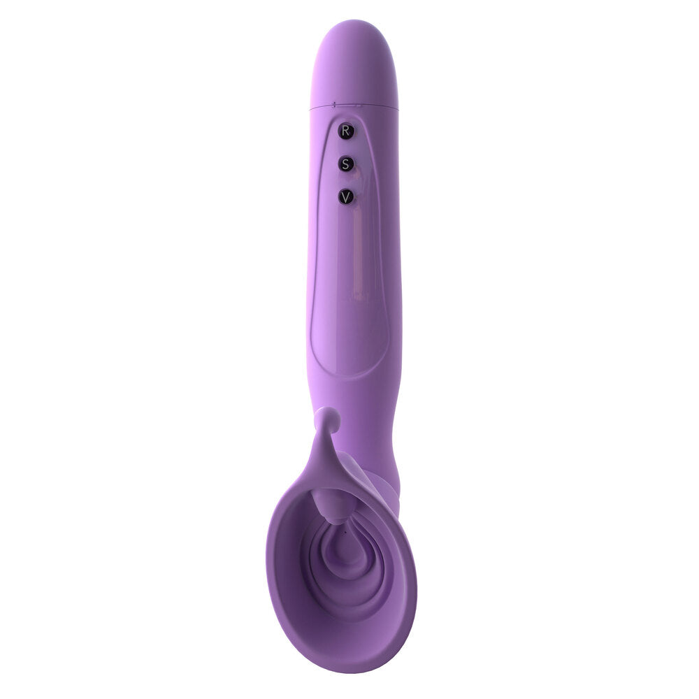 Purple Vibrating Roto Suck Her on white background. image 2