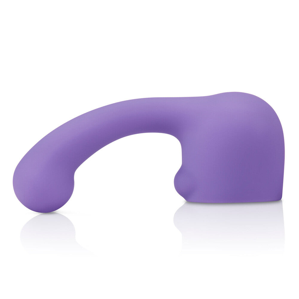 Purple Weighted Petite Wand Attachment on white background. image 1