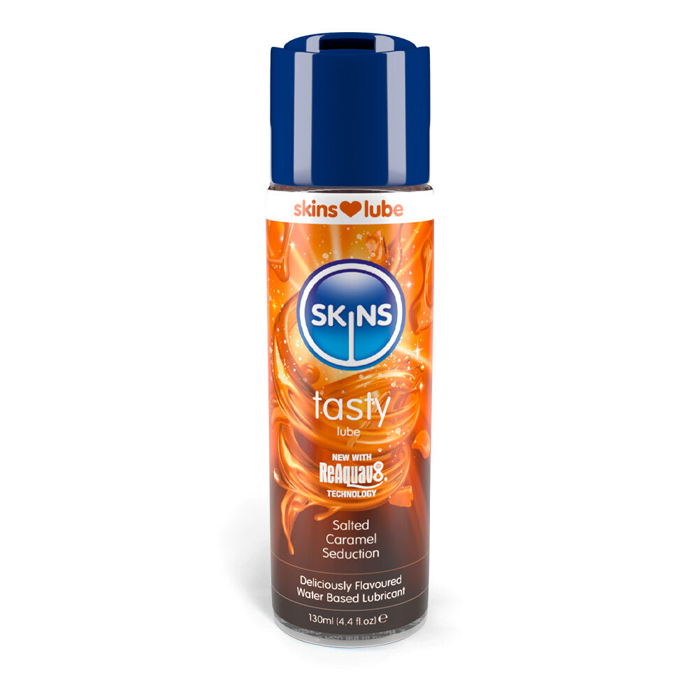 Salted Caramel Seduction Lubricant 130ml on white background. image 1