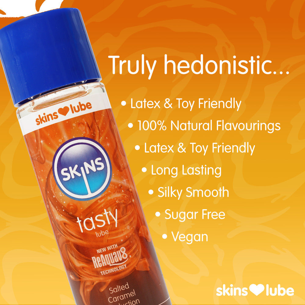 Salted Caramel Seduction Lubricant 130ml features on white background. image 2