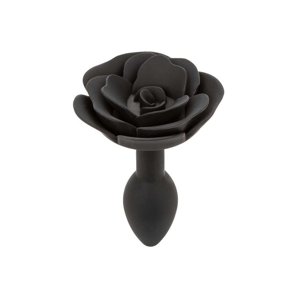 Small Rose Silicone Anal Plug 3-inch