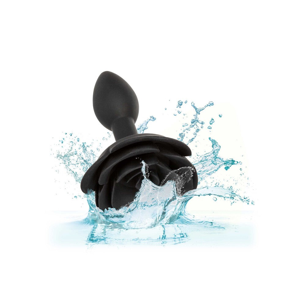 Small Rose Silicone Anal Plug 3-inch3