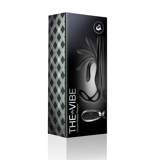 The Vibe Male Strap-on and Anal Stimulator with box on a white background. image 2