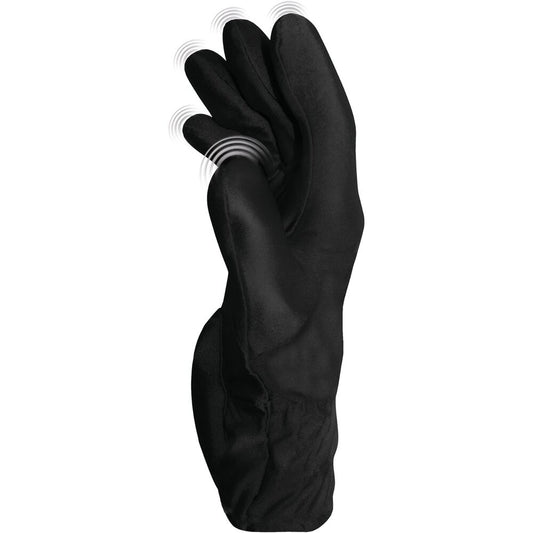 Black nitrile glove on a white background 2