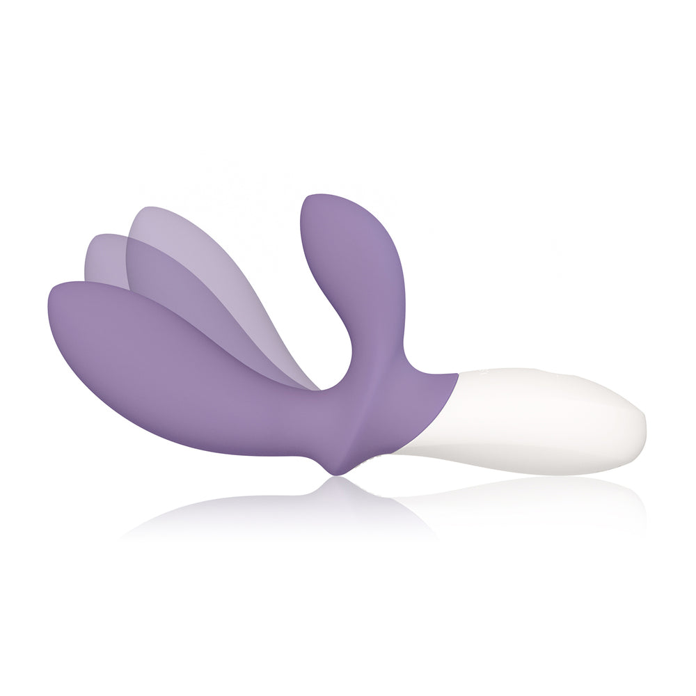 Violet Dust Loki Wave 2 Prostate Massager on white background. image 2