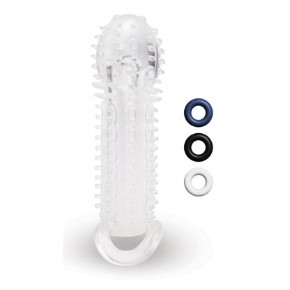 1.5 Inch Clear Penis Extender with Stamina Rings3