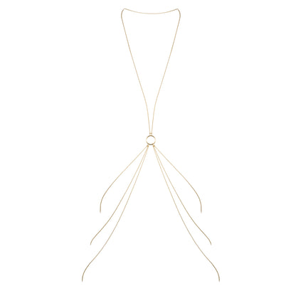 gold chains on a white background. image 3