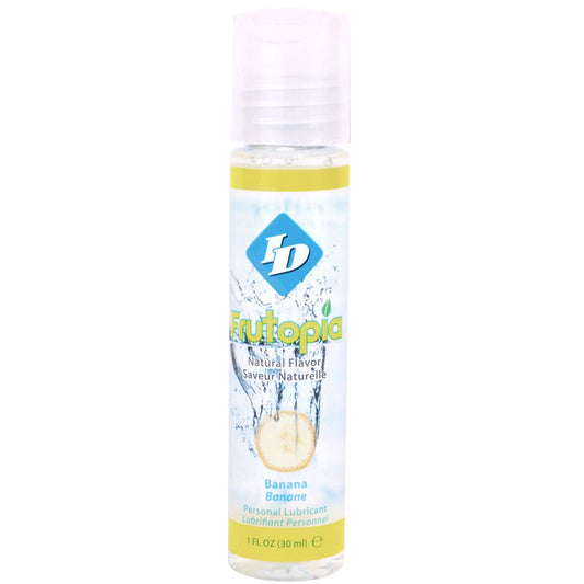 Banana Personal Lubricant 30ml on white background. image 1