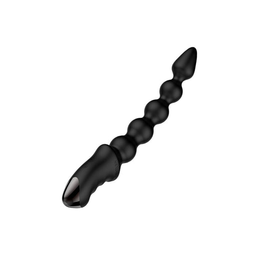 Black Bendz Vibrating Anal Probe on a white background. image 1
