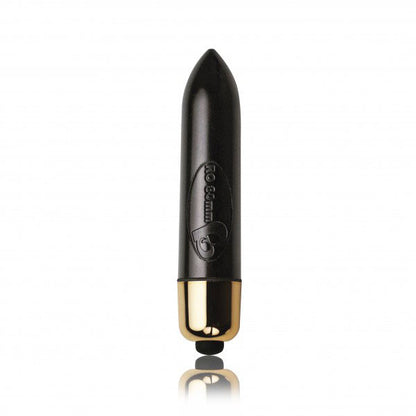 Black Bubbles Petite Sensations Butt Plug on white background. image 2
