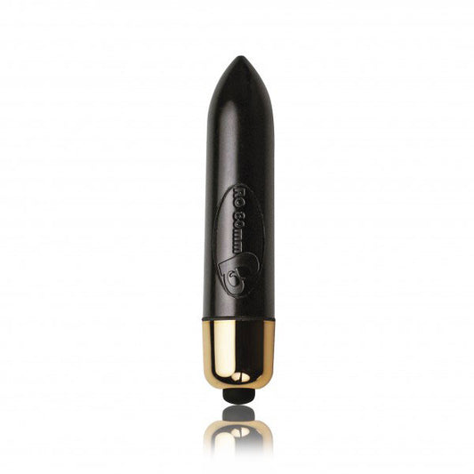 Black Bubbles Petite Sensations Butt Plug on white background. image 2
