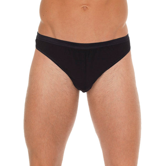 Black Cotton G-String