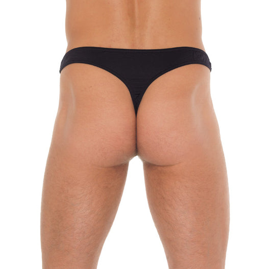 Black Net Pouch G-String 2
