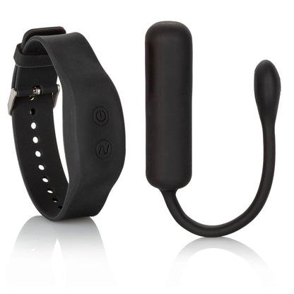 Black Petite Wristband Remote Bullet on white background. image 1