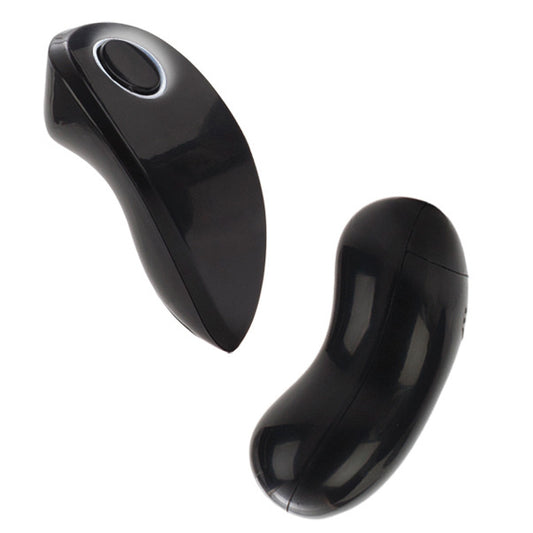Black Remote Control Thong on white background. image 2