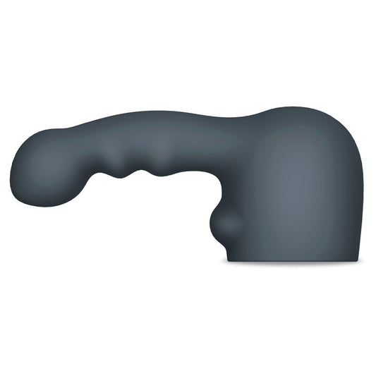Black Ripple Weighted Wand Attachment on white background. image 1