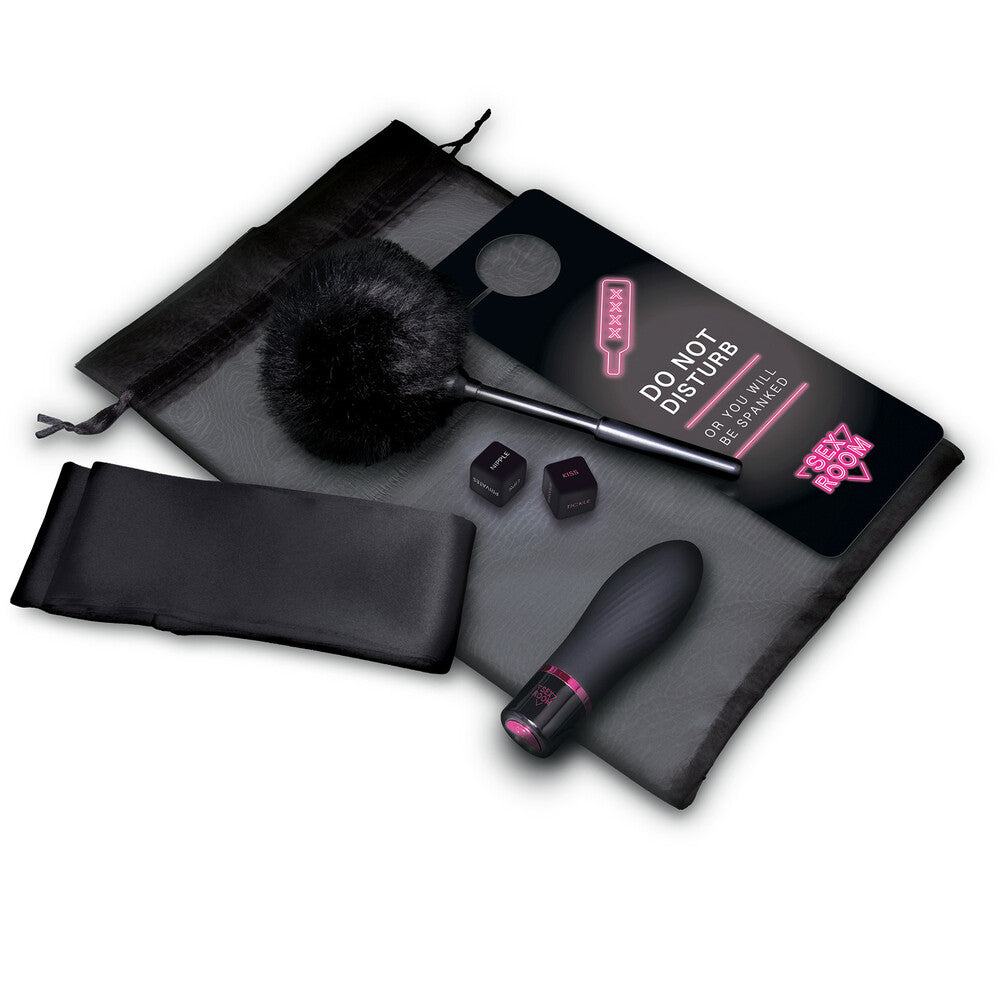 Black Sex Room Vibe Kit on white background. image 1