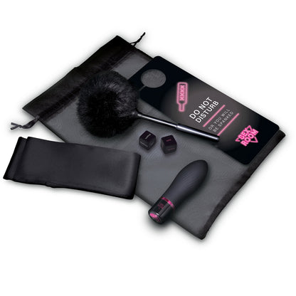 Black Sex Room Vibe Kit on white background. image 1