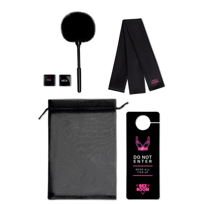Black Sex Room Vibe Kit on white background. image 3
