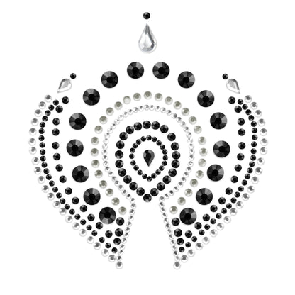 Rhinestone nipple stickers on a white background. image 2