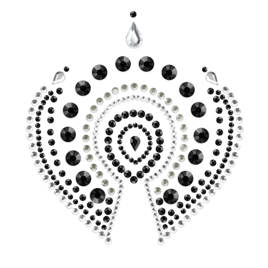 Rhinestone nipple stickers on a white background. image 2