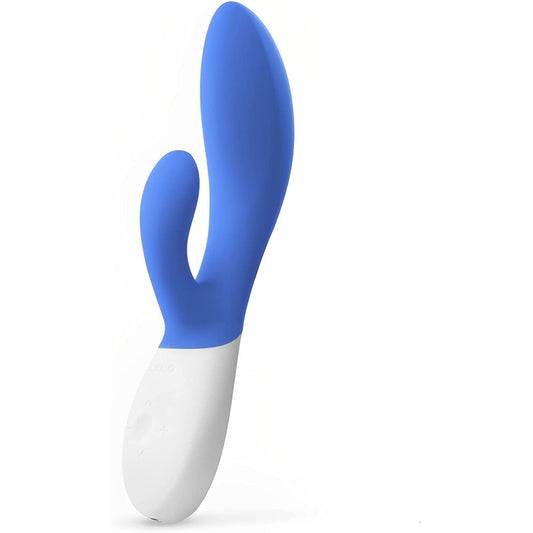 Lelo Blue Wave 2 Luxury Rechargeable Vibe on white background. image 1