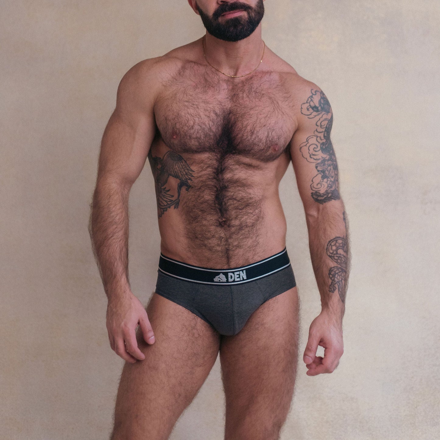 Charcoal Marl Core Brief. Image 1
