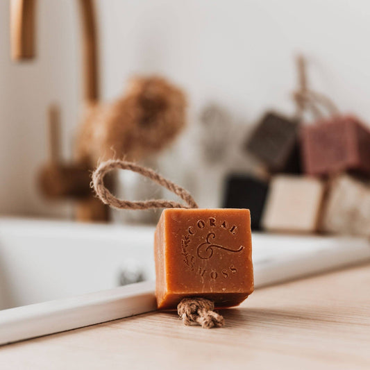 1 soap bar on a rope